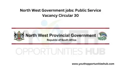 Photo of North West Government jobs: Public Service Vacancy Circular 30