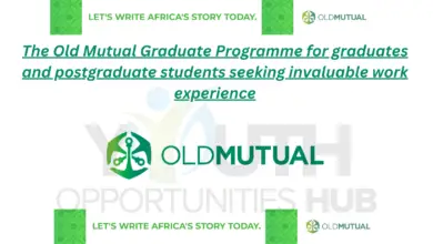 Photo of The Old Mutual Graduate Programme for graduates and postgraduate students seeking invaluable work experience