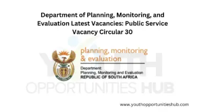 Photo of Department of Planning, Monitoring, and Evaluation Latest Vacancies: Public Service Vacancy Circular 30