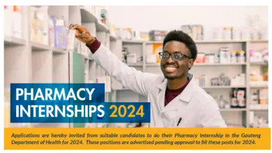 Photo of x60 Pharmacy Internship Positions in the Gauteng Department of Health for 2024