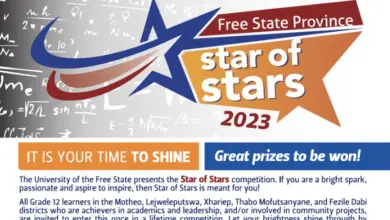 University of the Free State Star of Stars Competition for Grade 12 learners: Your chance to study at the University of the Free State