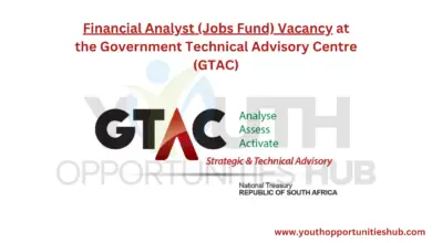 Photo of Financial Analyst (Jobs Fund) Vacancy at the Government Technical Advisory Centre (GTAC)