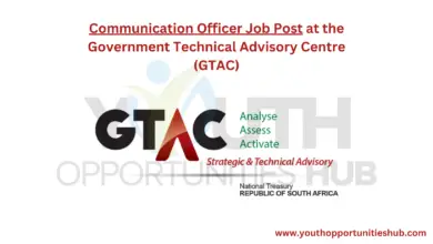 Photo of Communication Officer Job Post at the Government Technical Advisory Centre (GTAC)
