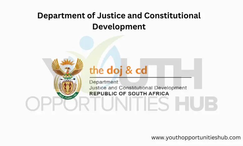 Various Vacancies at the Department of Justice and Constitutional Development: Vacancy Circular 29 of 2023