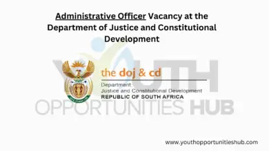 Administrative Officer Vacancy at the Department of Justice and Constitutional Development