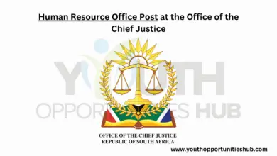 Photo of Human Resource Office Post at the Office of the Chief Justice