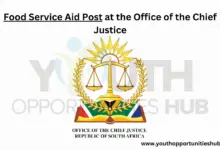 Photo of Food Service Aid Post at the Office of the Chief Justice