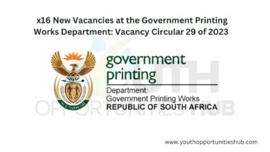 Photo of x16 New Vacancies at the Government Printing Works Department: Vacancy Circular 29 of 2023