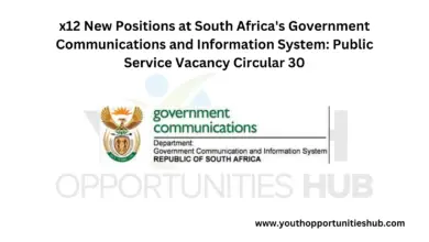 Photo of x12 New Positions at South Africa’s Government Communications and Information System: Public Service Vacancy Circular 30