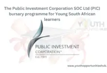 Photo of The Public Investment Corporation SOC Ltd (PIC) bursary programme for Young South African learners