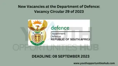 Photo of New Vacancies at the Department of Defence: Vacancy Circular 29 of 2023