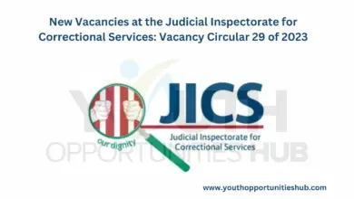 Photo of New Vacancies at the Judicial Inspectorate for Correctional Services: Vacancy Circular 29 of 2023