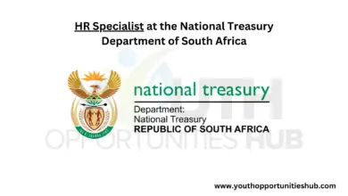 HR Specialist at the National Treasury Department of South Africa