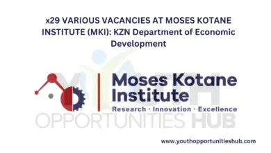 Moses Kotane Institute (MKI): KZN Department of Economic Development