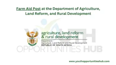 Photo of Farm Aid Post at the Department of Agriculture, Land Reform, and Rural Development