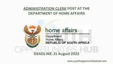 Photo of ADMINISTRATION CLERK POST AT THE DEPARTMENT OF HOME AFFAIRS
