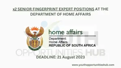 Photo of x2 SENIOR FINGERPRINT EXPERT POSITIONS AT THE DEPARTMENT OF HOME AFFAIRS