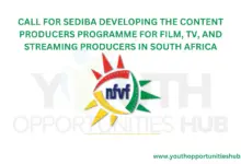 Photo of CALL FOR SEDIBA DEVELOPING THE CONTENT PRODUCERS PROGRAMME FOR FILM, TV, AND STREAMING PRODUCERS IN SOUTH AFRICA
