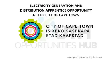 Photo of ELECTRICITY GENERATION AND DISTRIBUTION APPRENTICE OPPORTUNITY AT THE CITY OF CAPE TOWN