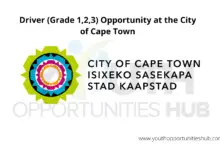 Photo of Driver (Grade 1,2,3) Opportunity at the City of Cape Town