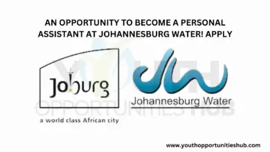 Photo of AN OPPORTUNITY TO BECOME A PERSONAL ASSISTANT AT JOHANNESBURG WATER! APPLY