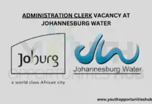 Photo of ADMINISTRATION CLERK VACANCY AT JOHANNESBURG WATER