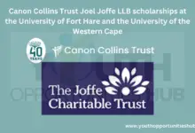 Photo of Canon Collins Trust Joel Joffe LLB scholarships at the University of Fort Hare and the University of the Western Cape