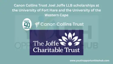 Photo of Canon Collins Trust Joel Joffe LLB scholarships at the University of Fort Hare and the University of the Western Cape