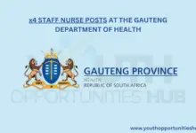 Photo of x4 STAFF NURSE POSTS AT THE GAUTENG DEPARTMENT OF HEALTH