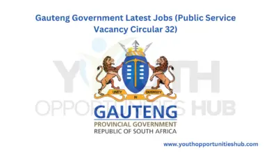 Photo of Gauteng Government Latest Jobs (Public Service Vacancy Circular 32)