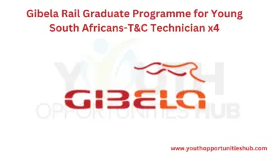 Photo of Gibela Rail Graduate Programme for Young South Africans-T&C Technician x4
