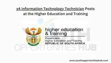 Photo of x4 Information Technology Technician Posts at the Higher Education and Training