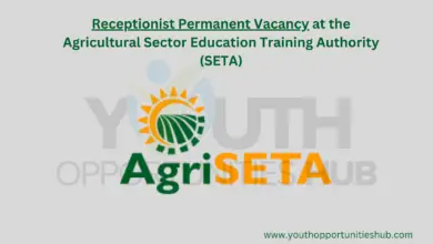 Photo of Receptionist Permanent Vacancy at the Agricultural Sector Education Training Authority (SETA)
