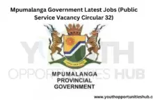 Photo of Mpumalanga Government Latest Jobs (Public Service Vacancy Circular 32)