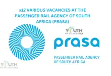 Photo of x12 VARIOUS VACANCIES AT THE PASSENGER RAIL AGENCY OF SOUTH AFRICA (PRASA)