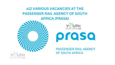 Photo of x12 VARIOUS VACANCIES AT THE PASSENGER RAIL AGENCY OF SOUTH AFRICA (PRASA)