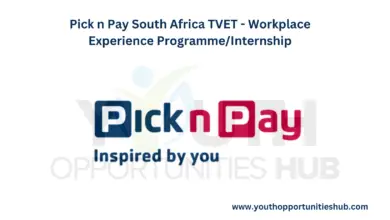 Photo of Pick n Pay South Africa TVET – Workplace Experience Programme/Internship