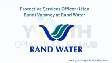 Photo of Protective Services Officer (I Hay Band) Vacancy at Rand Water