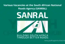 Photo of Various Vacancies at the South African National Roads Agency (SANRAL)