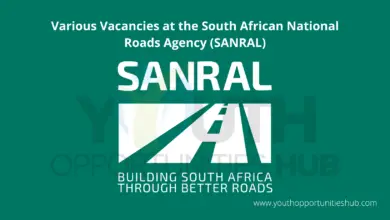 Photo of Various Vacancies at the South African National Roads Agency (SANRAL)