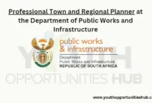 Photo of Professional Town and Regional Planner at the Department of Public Works and Infrastructure