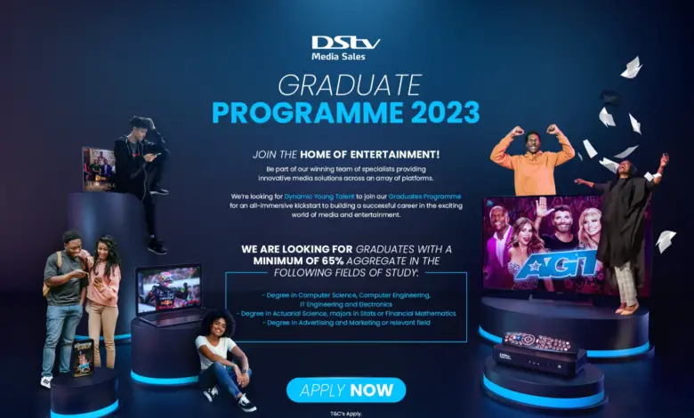 DSTV GRADUATE PROGRAMME 2023 FOR YOUNG SOUTH AFRICANS