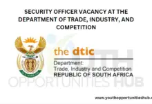 Photo of SECURITY OFFICER VACANCY AT THE DEPARTMENT OF TRADE, INDUSTRY, AND COMPETITION