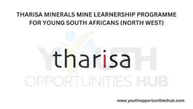 THARISA MINERALS MINE LEARNERSHIP PROGRAMME FOR YOUNG SOUTH AFRICANS (NORTH WEST)