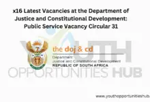 Photo of x16 Latest Vacancies at the Department of Justice and Constitutional Development: Public Service Vacancy Circular 31