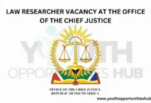 Photo of LAW RESEARCHER VACANCY AT THE OFFICE OF THE CHIEF JUSTICE