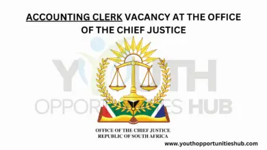 Photo of ACCOUNTING CLERK VACANCY AT THE OFFICE OF THE CHIEF JUSTICE