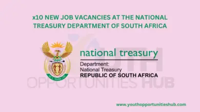 Photo of x10 NEW JOB VACANCIES AT THE NATIONAL TREASURY DEPARTMENT OF SOUTH AFRICA
