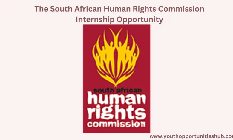 The South African Human Rights Commission Internship Opportunity