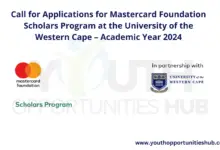 Photo of Call for Applications for Mastercard Foundation Scholars Program at the University of the Western Cape – Academic Year 2024